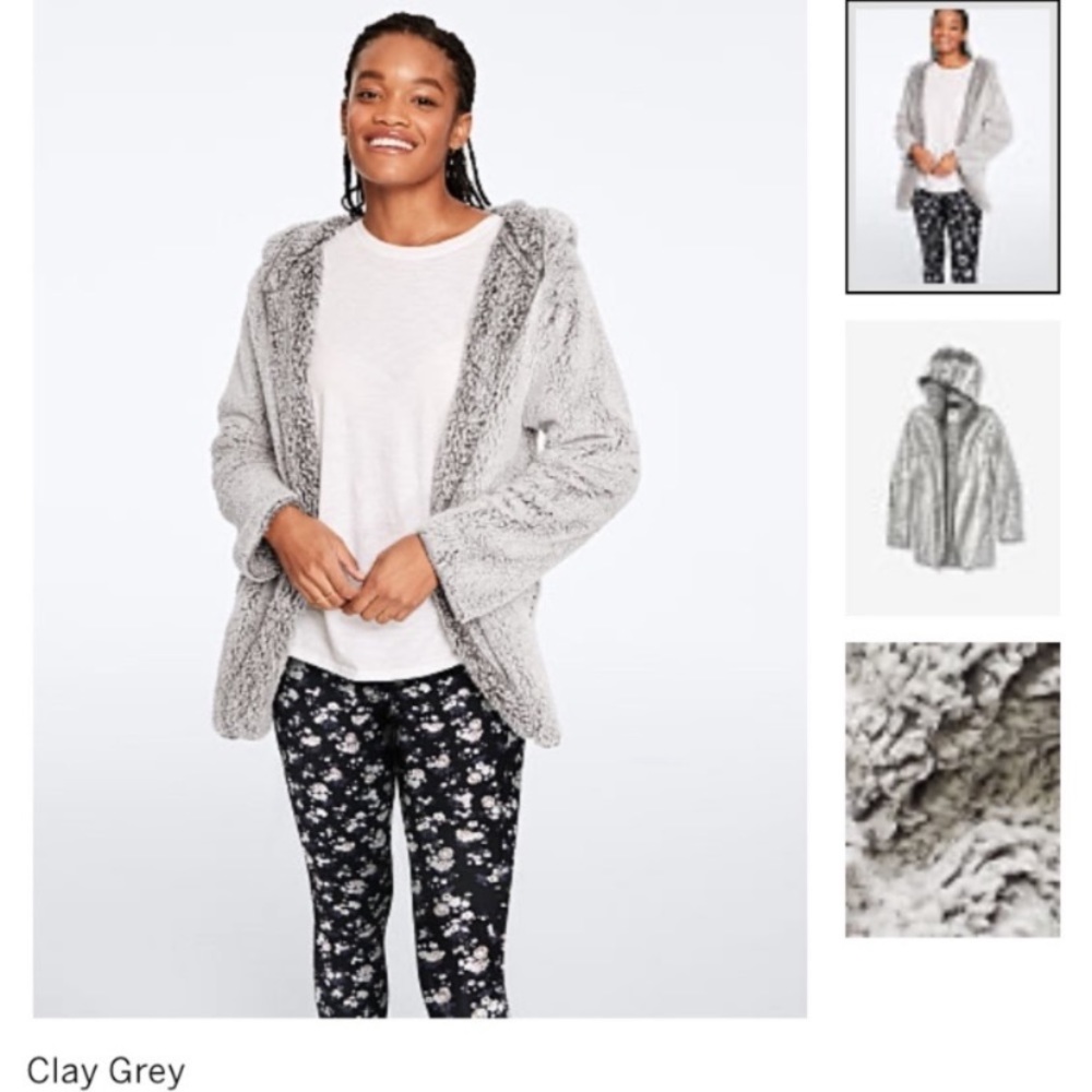 VS PINK Sherpa Cardigan